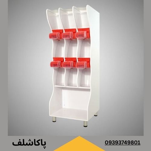 استند آجیل و حبوبات 6 مخزن استند آجیل و حبوبات 6 مخزن